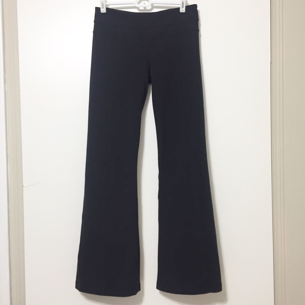 lululemon Grove Flare All Black Yoga Leggings